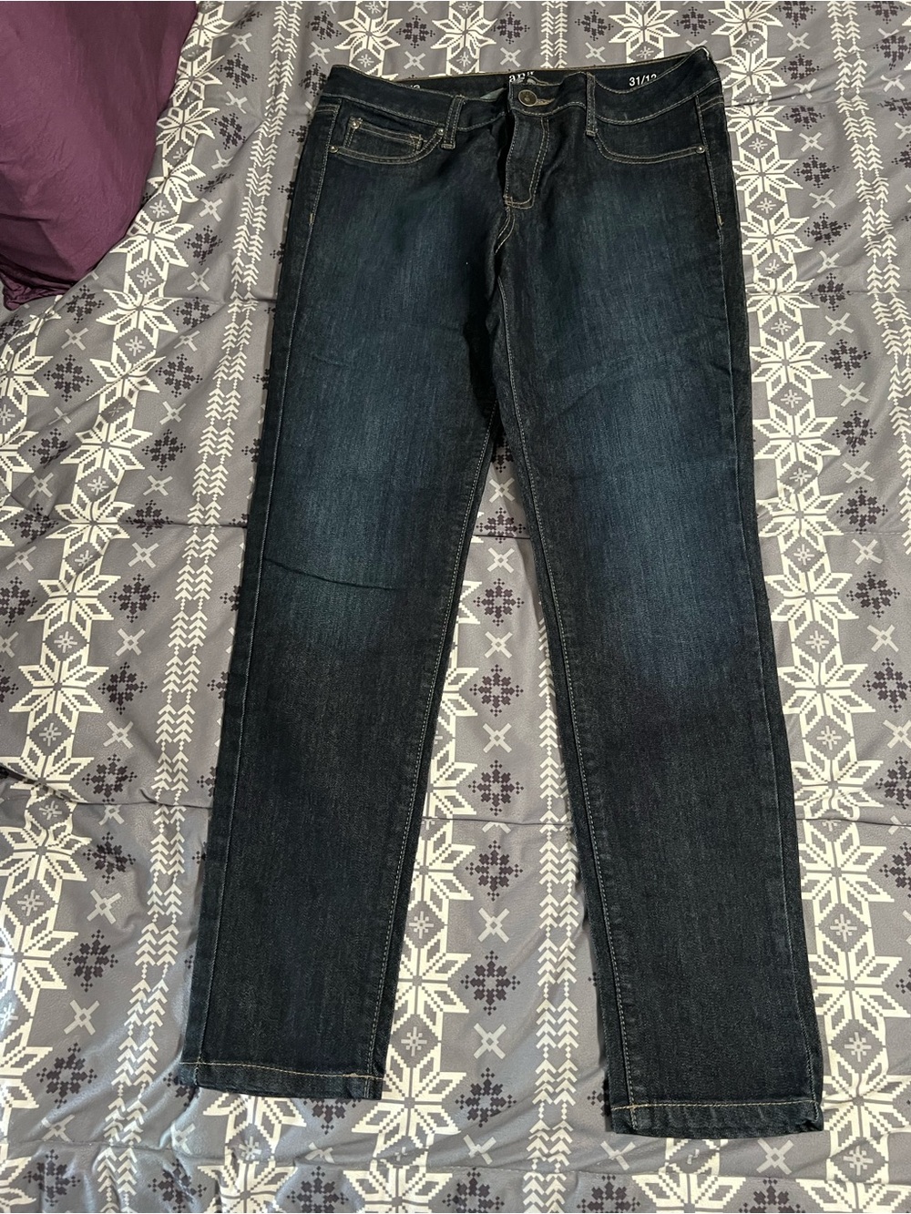 a.n.a Dark Blue Slim Straight Jeggings